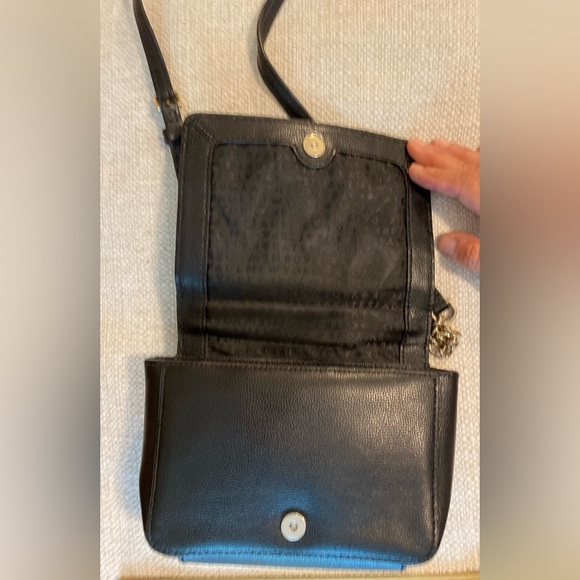 Kate Spade Black Saffiano Leather Mini Crossbody Bag good used condition - Picture 10 of 16